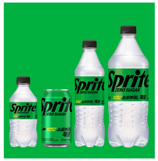 스프라이트 제로 사이다, 350ml, 24개